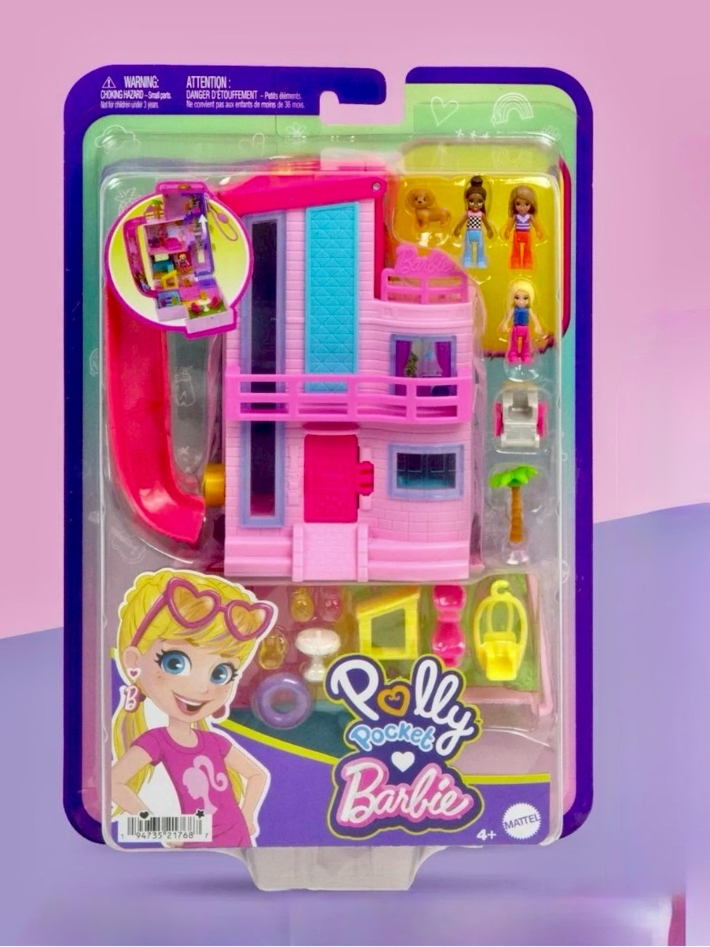 NIB - Polly Pocket x Barbie Dreamhouse Compact